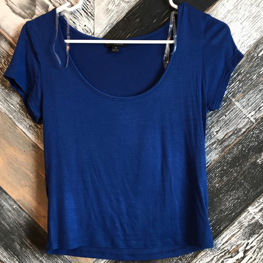 Rue21 Blue Crop Top